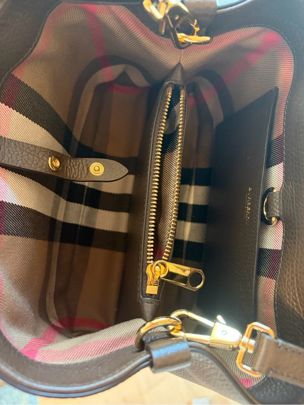 NWT Burberry Mini Bermondsey Bag